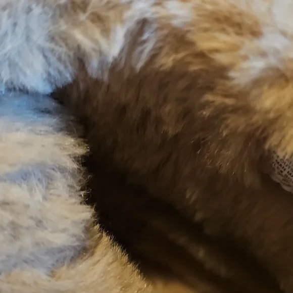 BEARPAW TODDLER GIRL FUR LINED REAL LEATHER ROSE GOLD GLITTER BOOTS SIZE 7 NWT - Picture 9 of 14